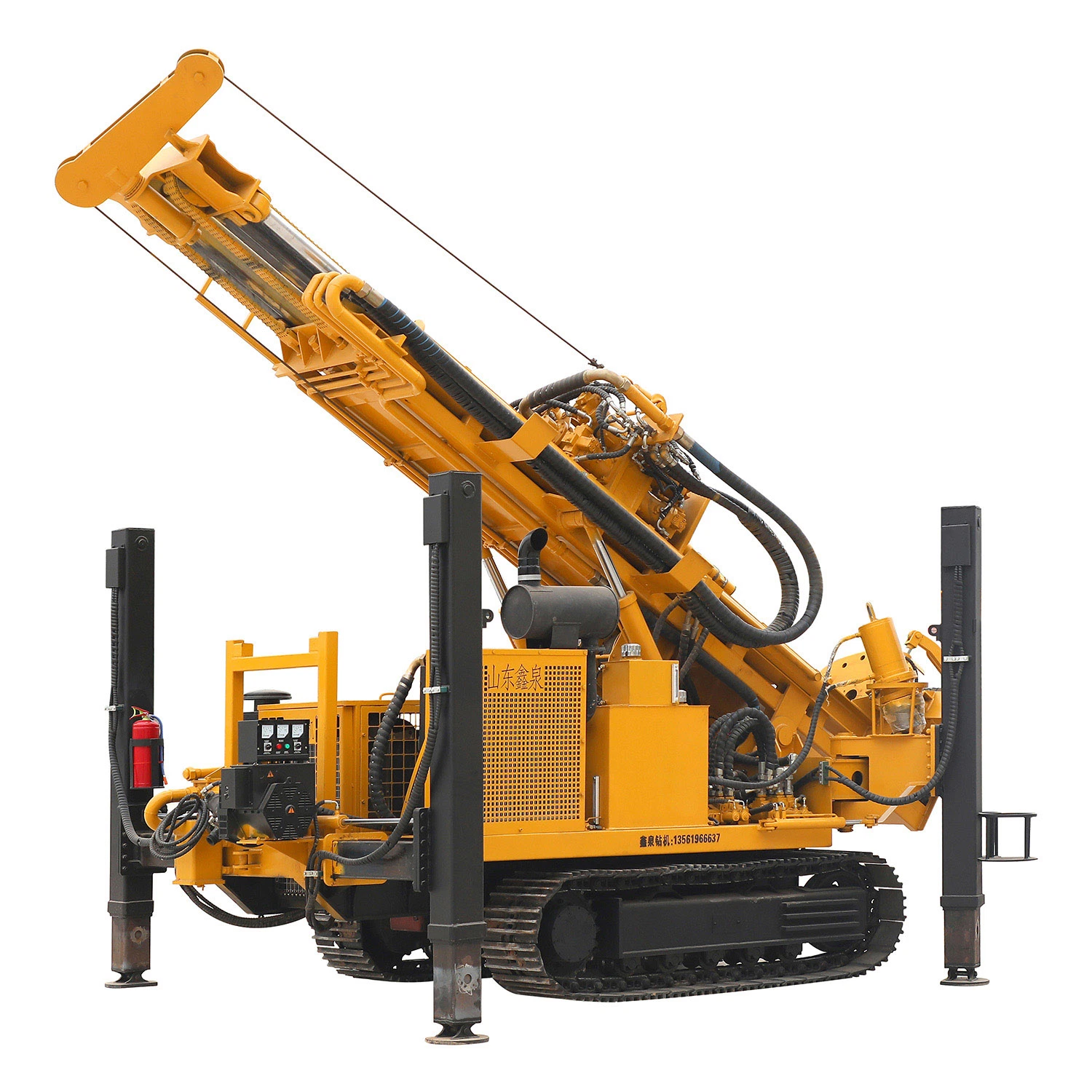 High Quality Portable Full Automatic Hydraulic Exploration Core Water حفر الآبار Rig