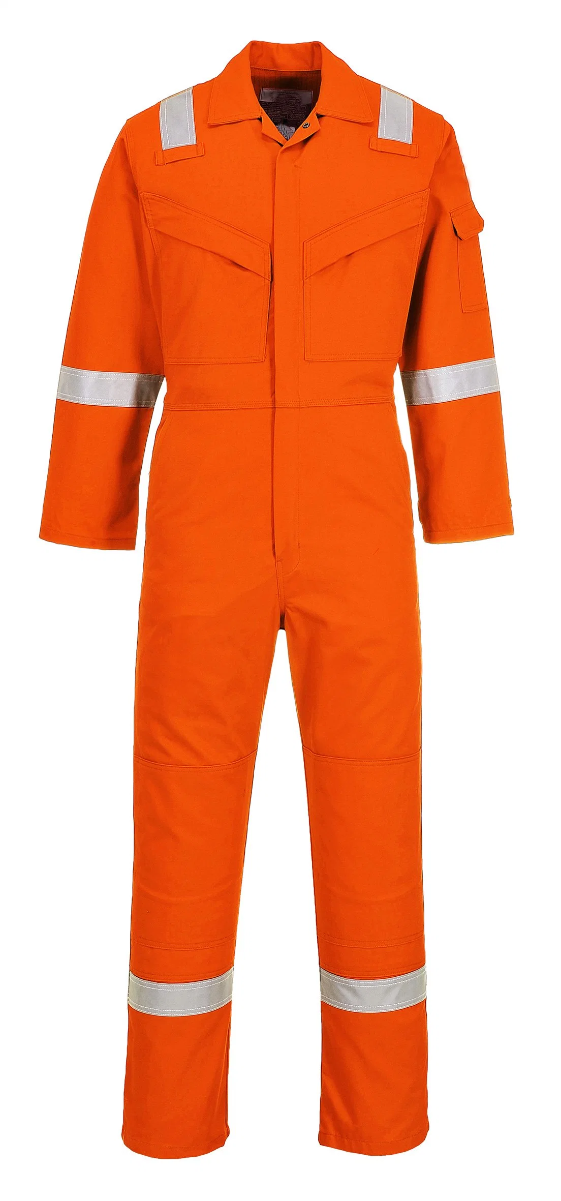 Flame Resistant Welding Oil and Gas Blue Coverall Uniforms Workwear