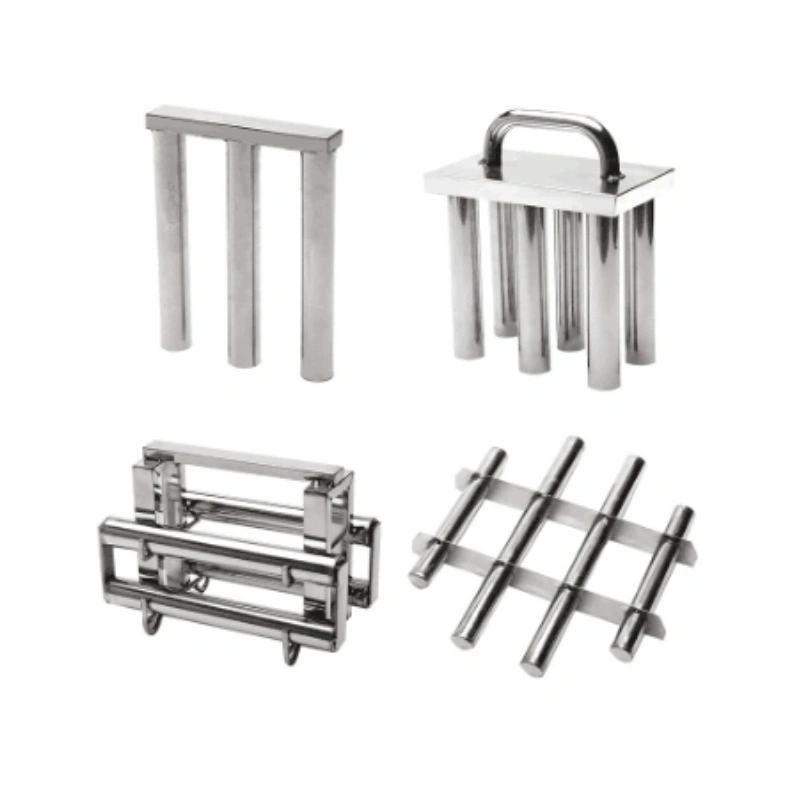 Square Style 4 Bars Diameter 25 mm Tube Permanent Grate Magnet