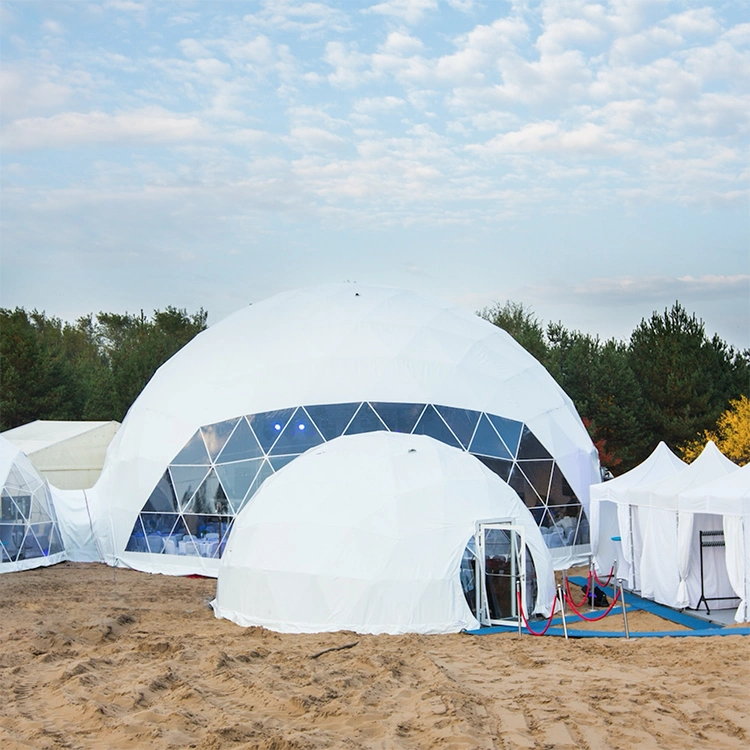 Durchmesser 10m Hochzeitszelt Outdoor Camping Dome Zelt Glamping Zelt