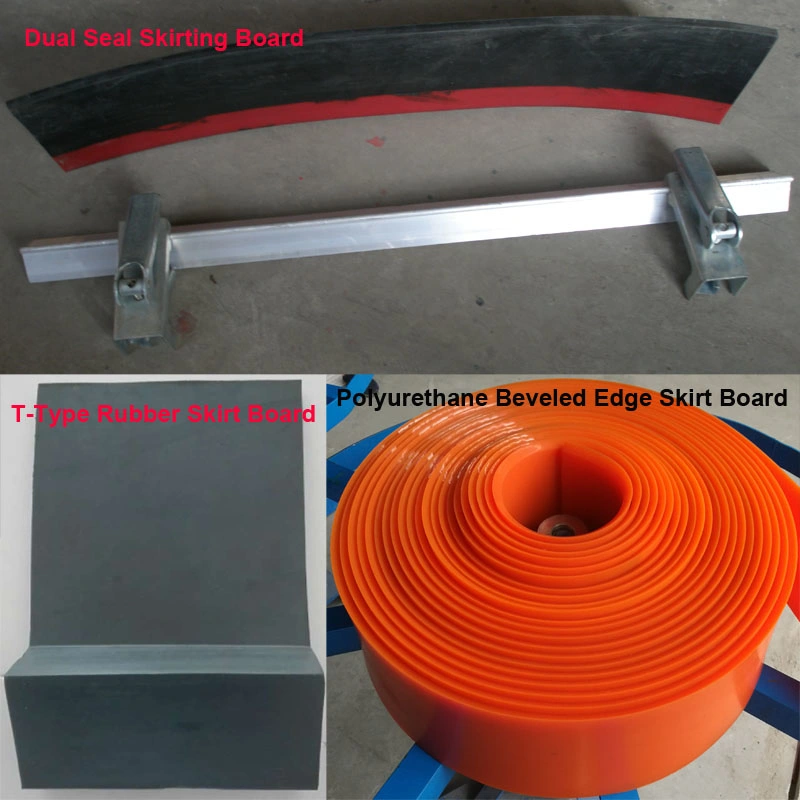 Belt Conveyor Polyurethane Rubber Dual Seal Skirt Board Conveyor Belt Skirt Rubber