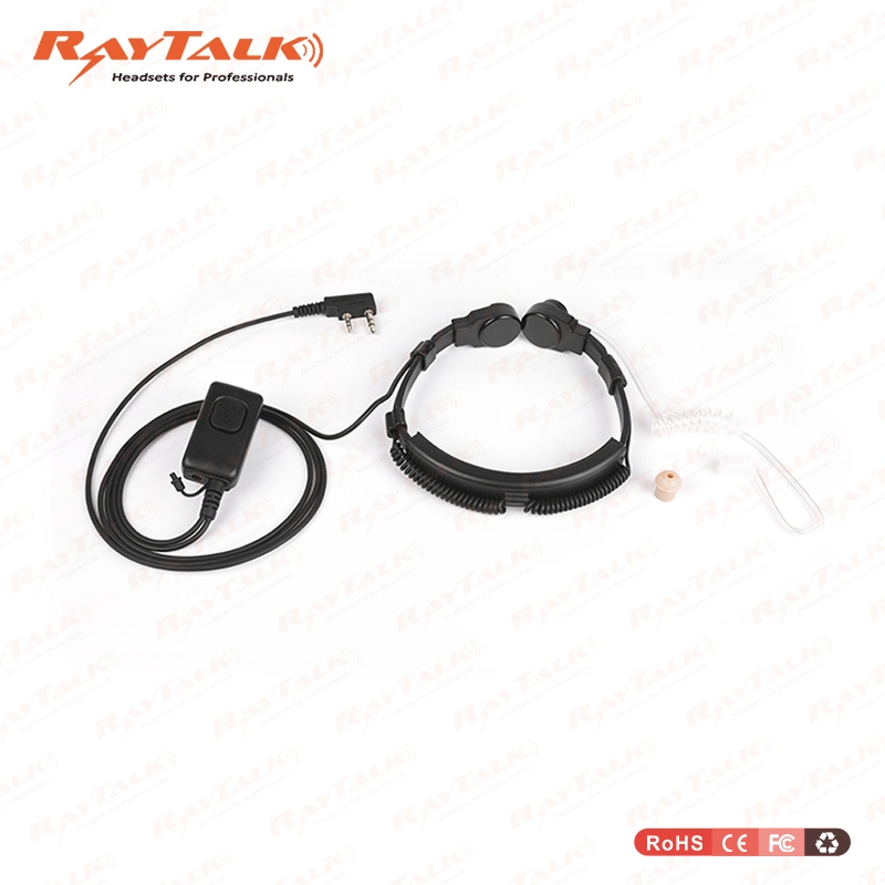 Neckband Throat Microphone with Finger Ptt for Motorola Talkabout Radios