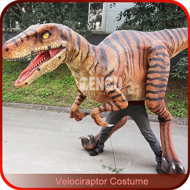 Raptor Dinosaur Costume Adult Walking Dinosaur Costume