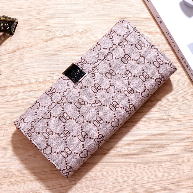 Fashion PU Leather Women Long Style Wallets