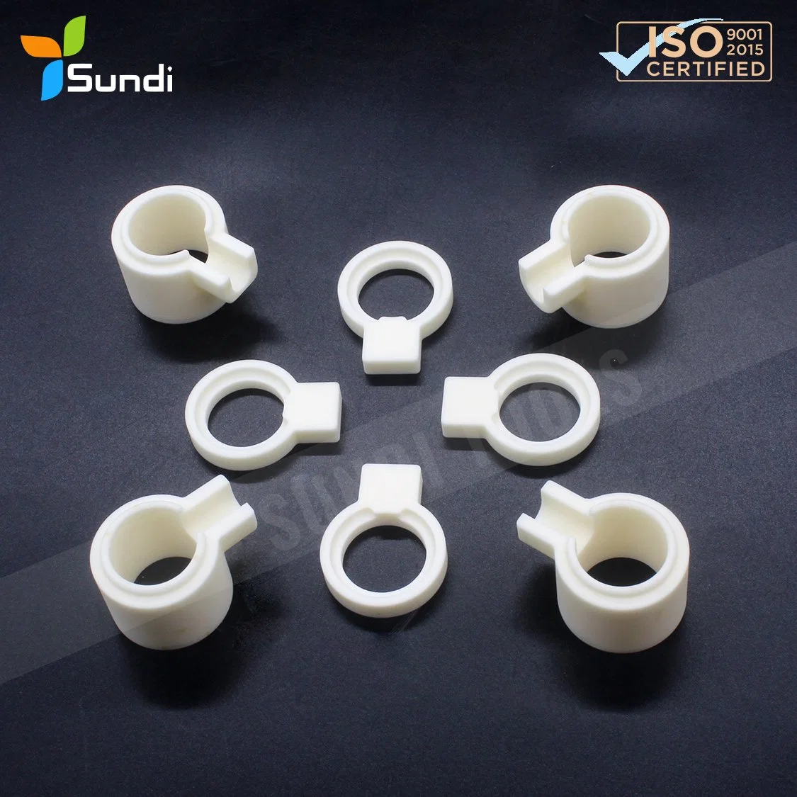 Customized CNC Machined Precision Industrial Ceramics Machining Silicon Nitride Silicon Carbide Ceramic Product