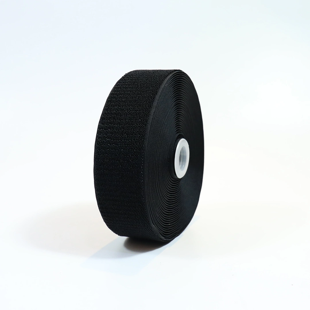 High quality/High cost performance  Velcro Unbrushed or Unnapped Loop Tape Round Eco-Friendly Hook & Loop