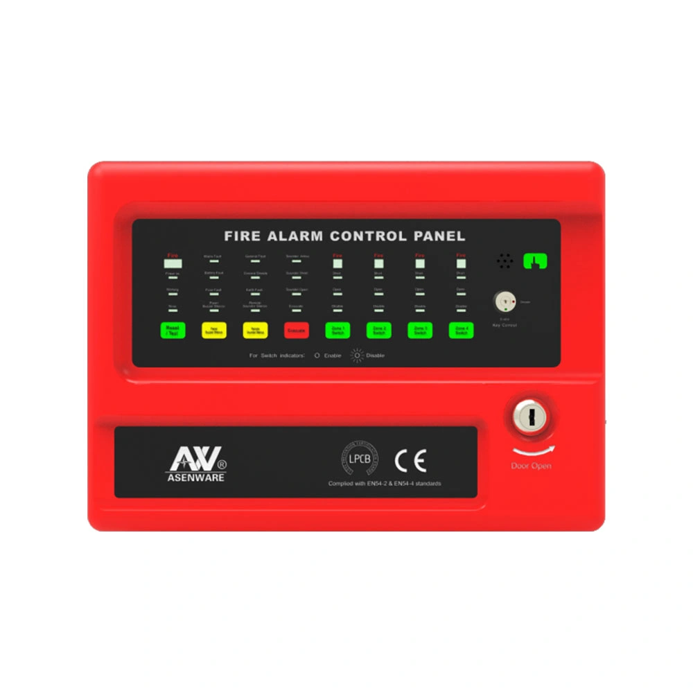 Inteligente de la fabricación del sistema de control de alarma de incendios convencionales 1-32 zona