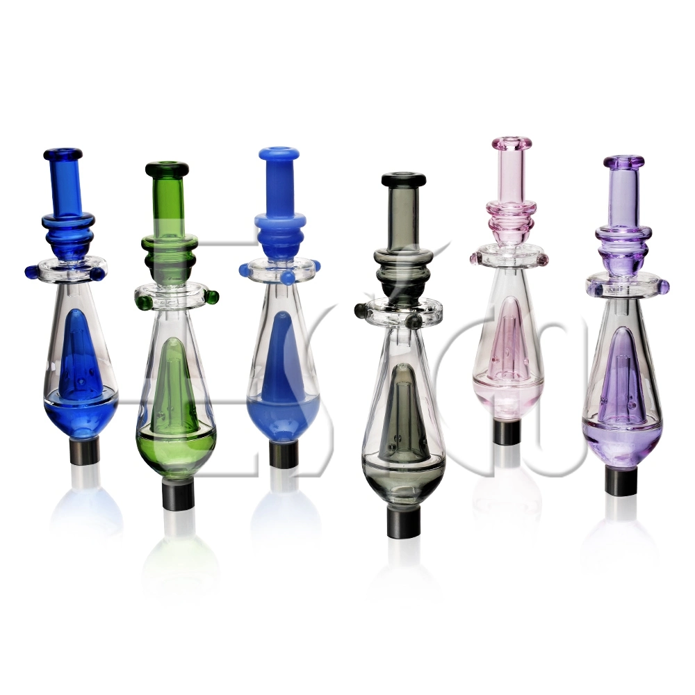 Esigo New Design Portable Drop Ship Tobacco Shisha Hookah Glass Smoking Pipes Nectar Collector with Fast Shipping