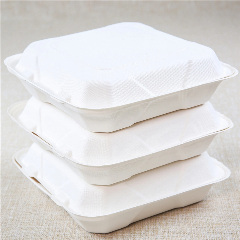 Clamshell Manufacture Bagasse Sugarcane Different Products Food Storage &AMP Container