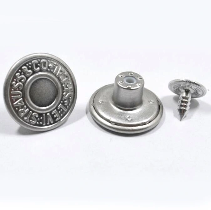 Hans Nickel Free and Eco Friendly Metal Jean Button