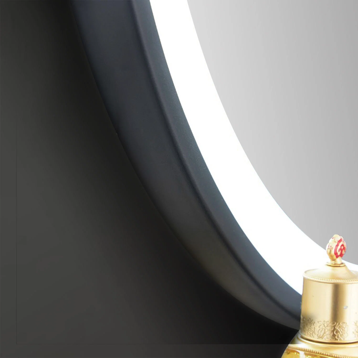 Baño Smart LED iluminado redondo Diseño pared cosmética Maquillaje decorativo Espejo