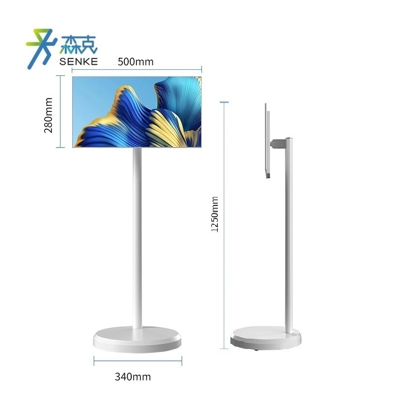 LCD Indoor Digital Signage Stand by Me Wireless Display Portable Indoor Rechargeable Rotatable Display