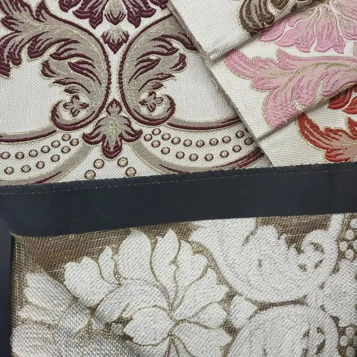 Teñido de paño tipo personalizables más popul Home simple imitación de terciopelo tejido textil tejido de lino para el sofá