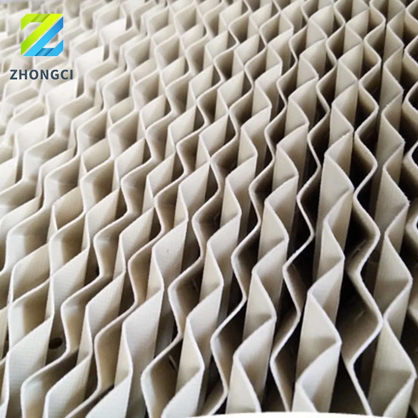 Zhongci Heat Resistance Ceramic Corrugated Plate Structured Packing for Distillation Tower