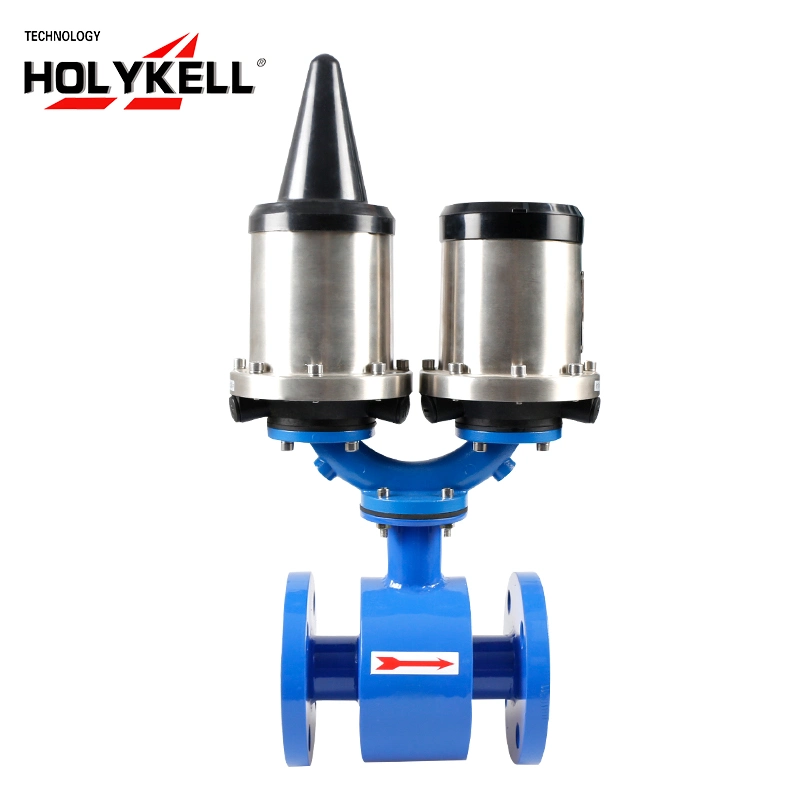 Holykell Wireless Water Electronic Battery Powered Electromagnetic Flow Meter