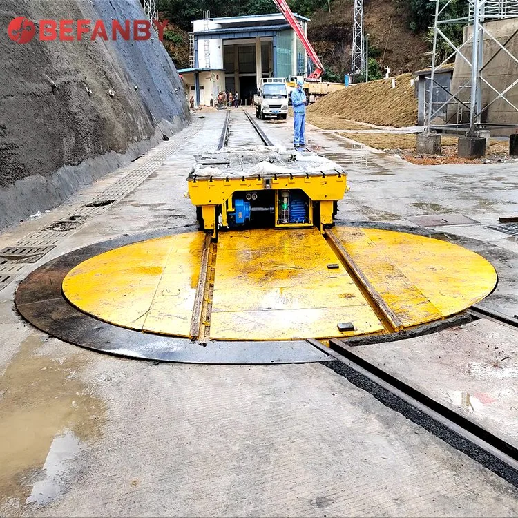 Taller de transferencia de órbita Electricidad eléctrica 90 Ton Locomotive Turntable