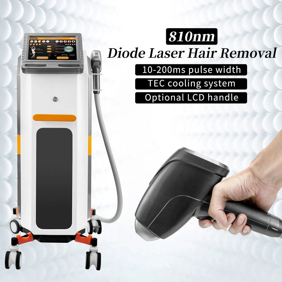 Professional 810mn 808nm Diodelaser Diode Hair Removal Beauty Machine Sop Rano Skin Whitening Factory Price