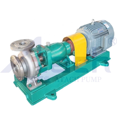 OEM Factory Electric Diesel Cast Iron Stainless Steel Single Stage Single Suction Sewage Centrifugal Horizontal Pressure Pump Ih125-100-250b/2pole