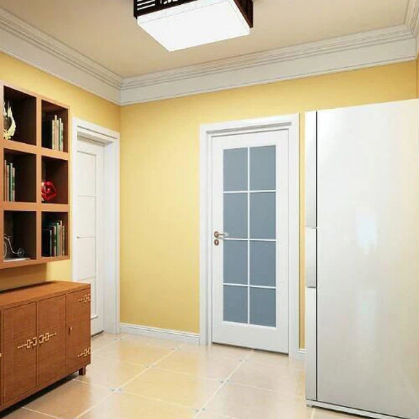 Cheap Bathroom Doors/PVC Plastic Interior Door/PVC Bathroom Plastic Door