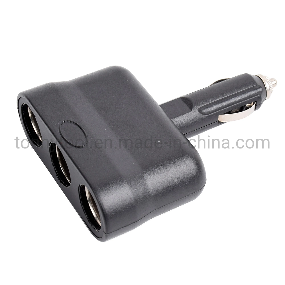 Cigarette Lighter Adapter DC 12V/24V Outlet Multi-Functions Car Splitter for