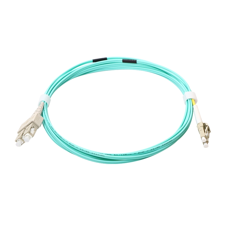 LC для Sc Om3 Дуплексный Оптоволоконный/оптических патч кабель питания