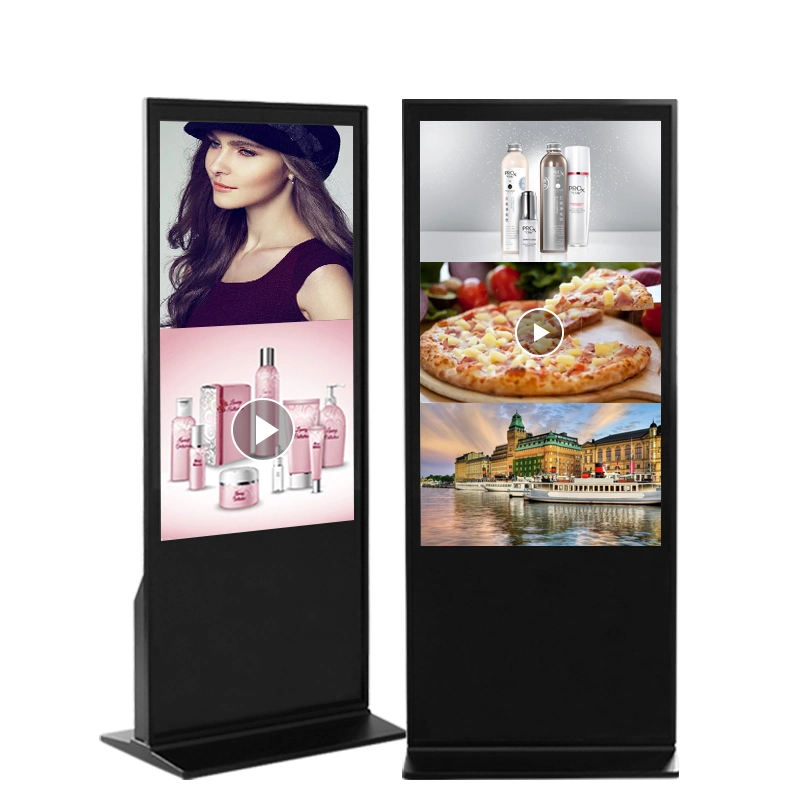 WiFi/LAN/3G/4G Optional Vertical Yczx Indoor Advertising Media Player Outdoor Signage