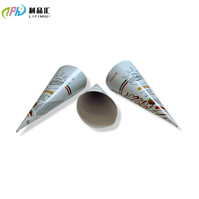 Wholesale/Supplier Printed China Food Grade Disposable Cone Ice Cream Paper Cup