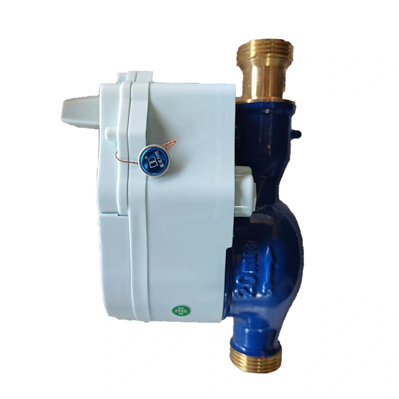 Valve Controlled Wireless Remote Reading Smart Flow Meter for Water Brass Body