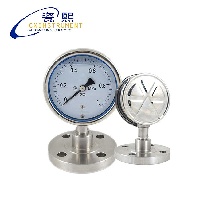 Cx-Pg-Tn Silicone Filled Pressure Gauge (CX-PG-TN)