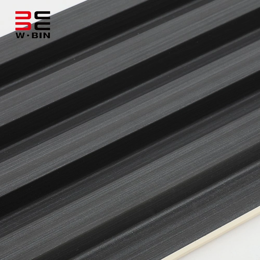 WPC Wood Composite Plastic Fluted Panel Decor High Density Building Material