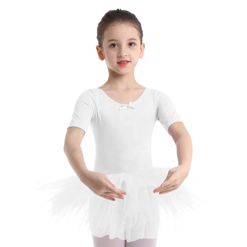 Baile Falda de Leotardo Corte espalda Ballet Danza Tutu vestir Gimnasia Trajes de Dancewear