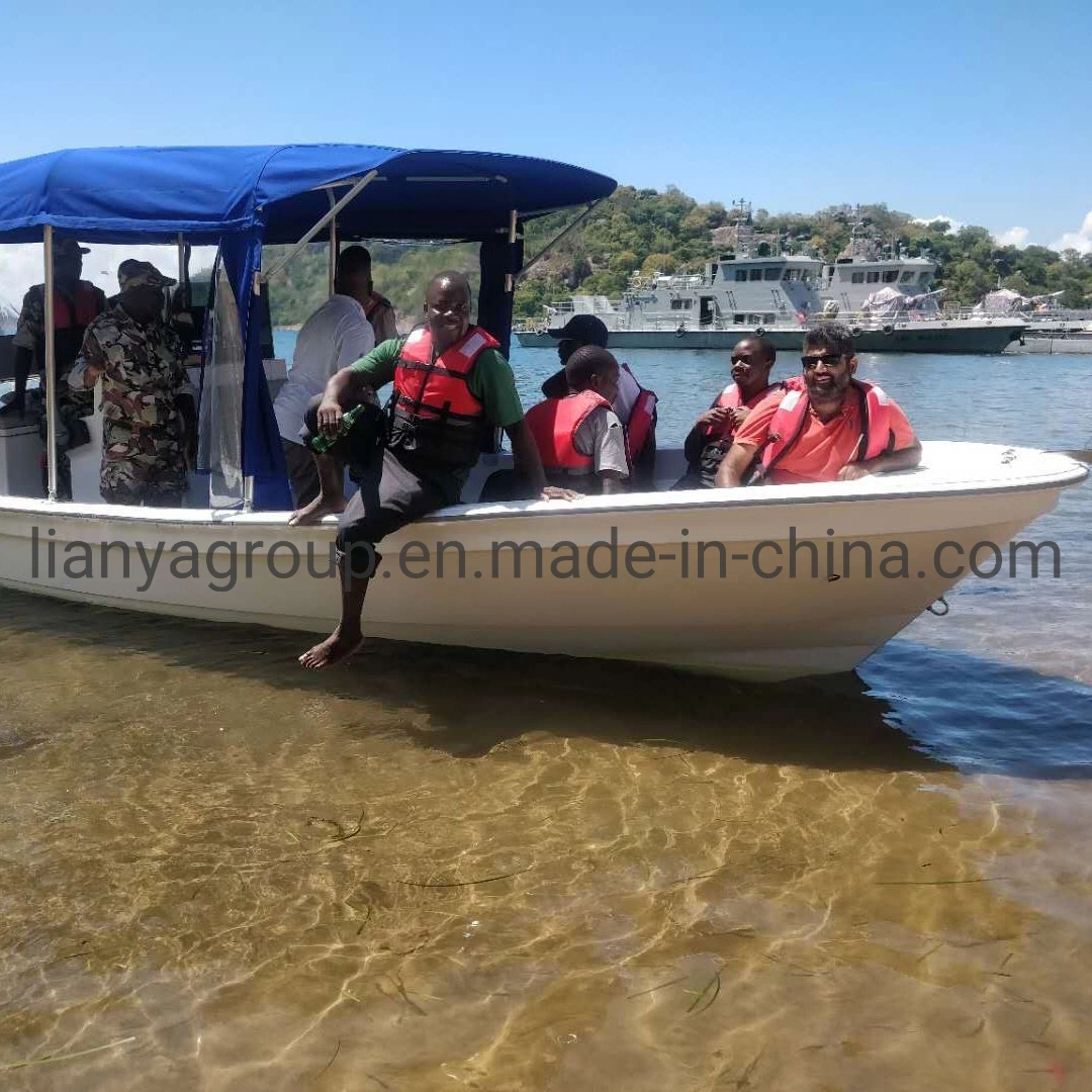 Liya 7.6m navio passageiro fibra de vidro Tourist Boat