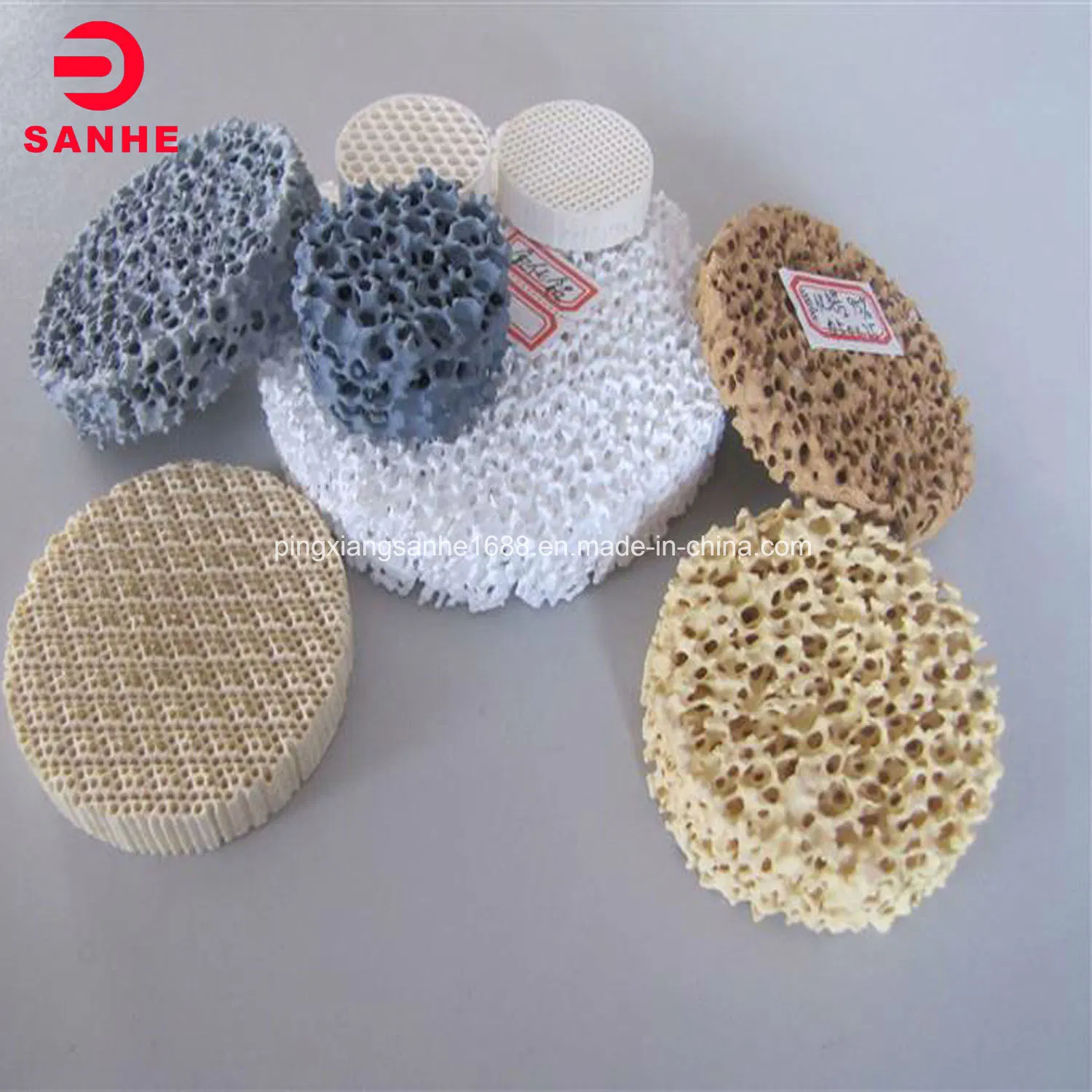 Ceramic Foam Filter -Silicon Carbon, Alumina, Zirconia Foam Filter