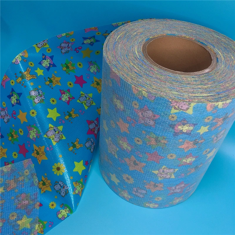 Brushed or Knitted Loop Adhesive Frontal Tape for Diaper Material