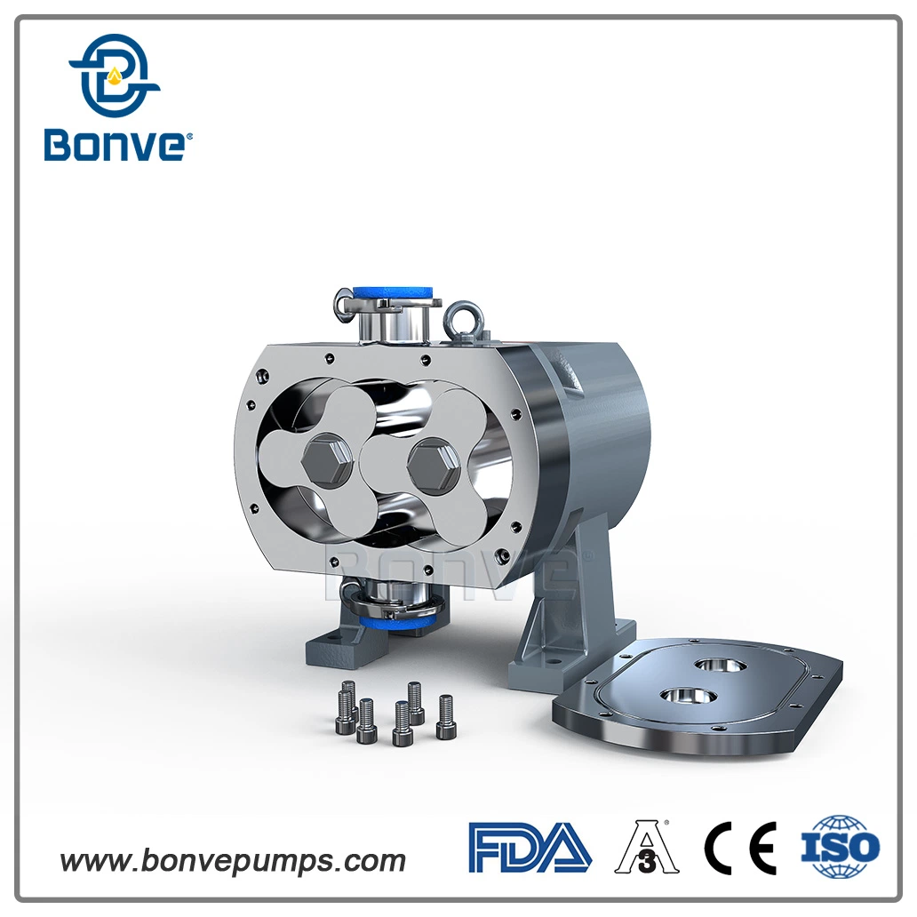 Pompe à lobes sanitaires / Pompes à lobes / Pompe à lobes chimiques à structure compacte