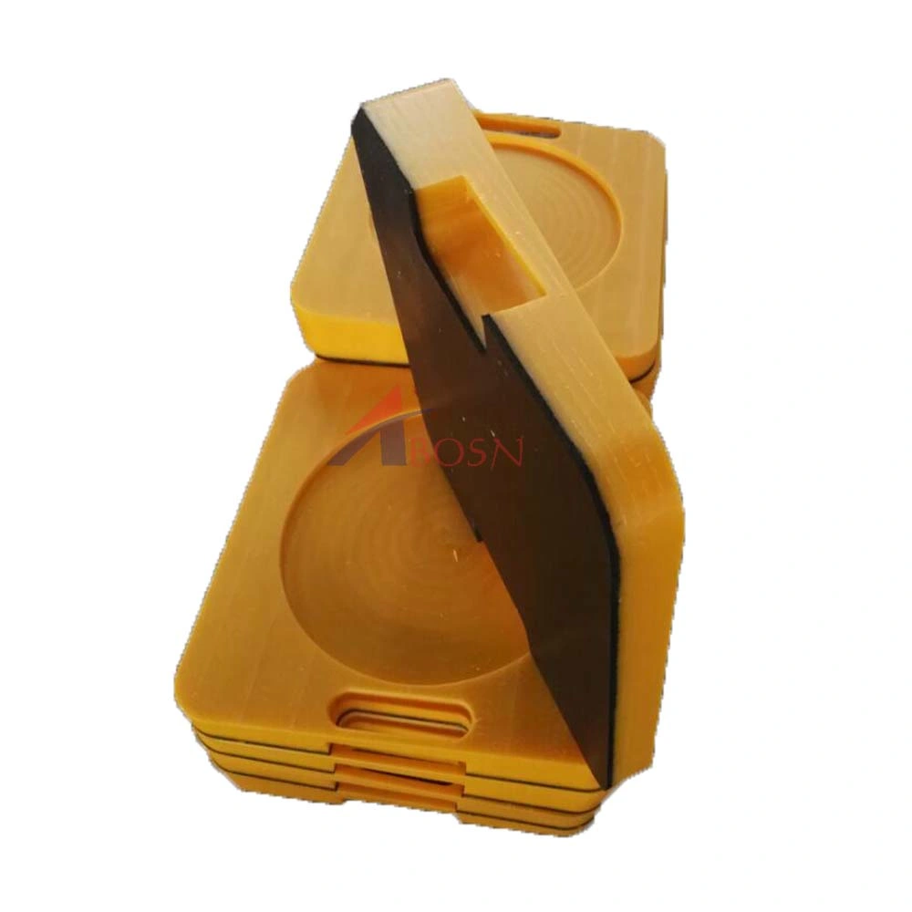 500X500X40mm UHMWPE Crane Outrigger Support Pads for Crane