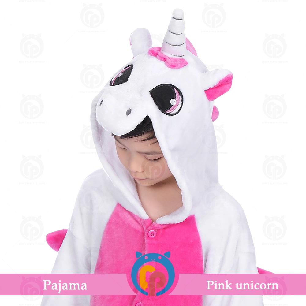 Coton à manches longues personnalisé Animal Faire Pijamas Unicorn les vêtements de nuit