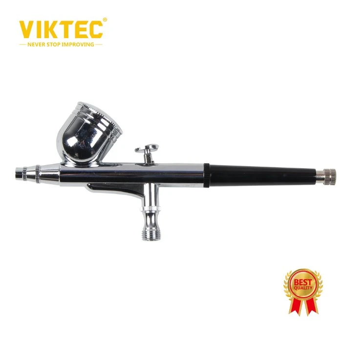 Viktec 7PC 7cc Spray Gun Kit Trigger Spray Gun Dual-Action Airbrush for Art, Craft, Model Paint, Cake Decorating, Tattoos