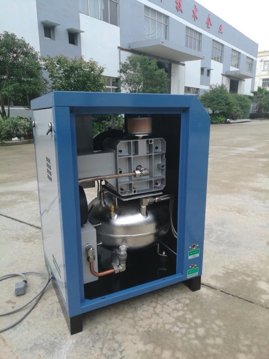 High Performance 3.7 Kw 5 HP 8 Bar 10 Bar 12 Bar Direct Drive Pm VSD Oilless Scroll Type Air Compressor for Food Industry