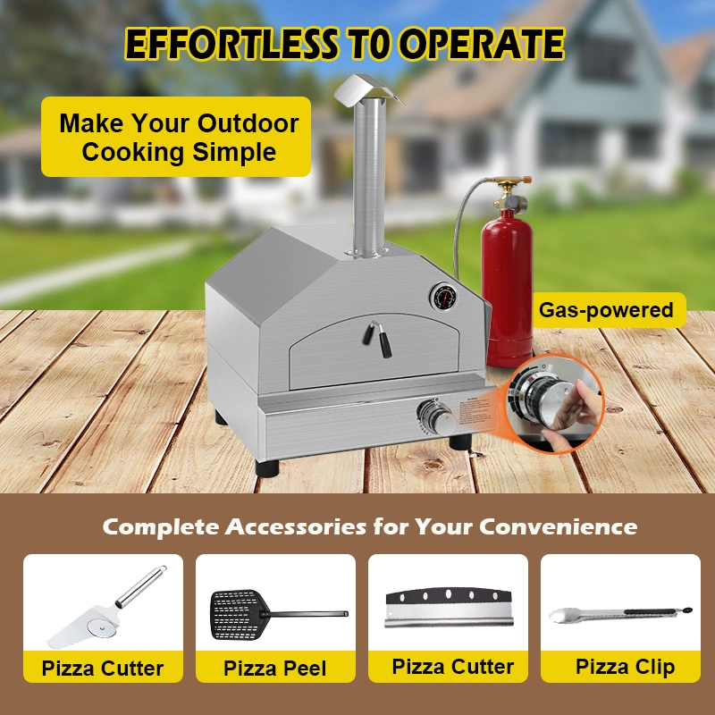 800 Degree Outdoor Pizza Oven Pizza Maker Oven Outdoor Pizza Oven & BBQ Kit at Home