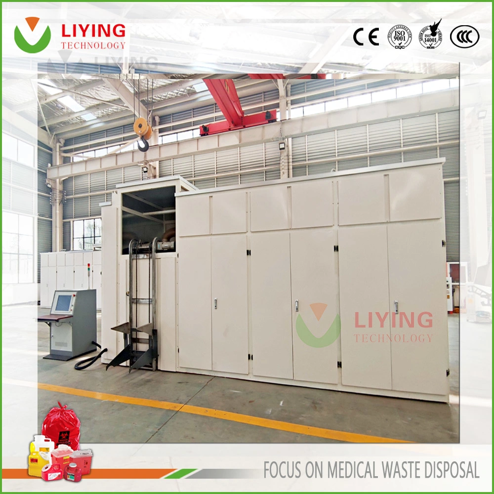 Medical Waste Treatment Machine Price with Morden Microwave Sterilization and Shredder