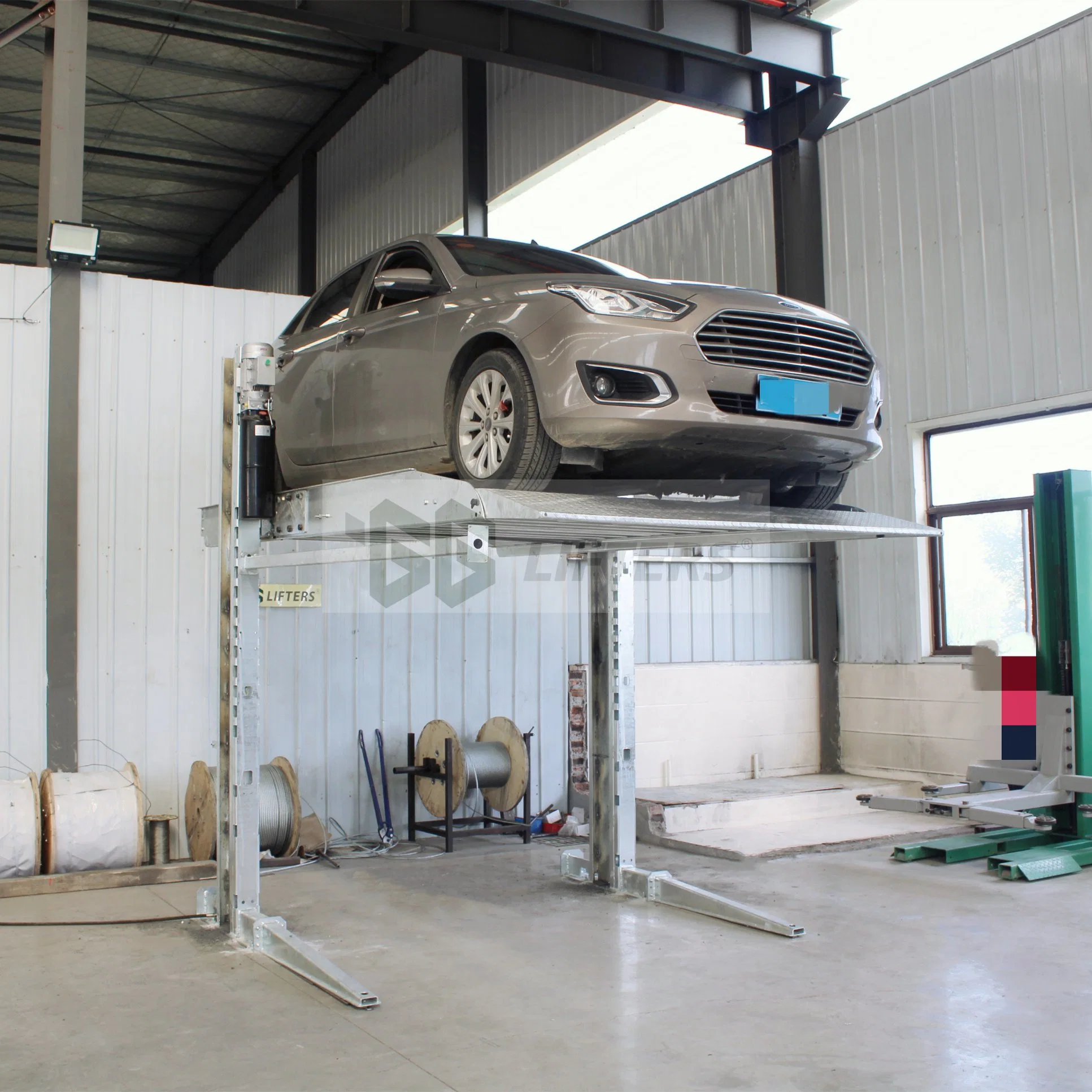 Factory Price Two Post Elevated Auto Parking Lift car park