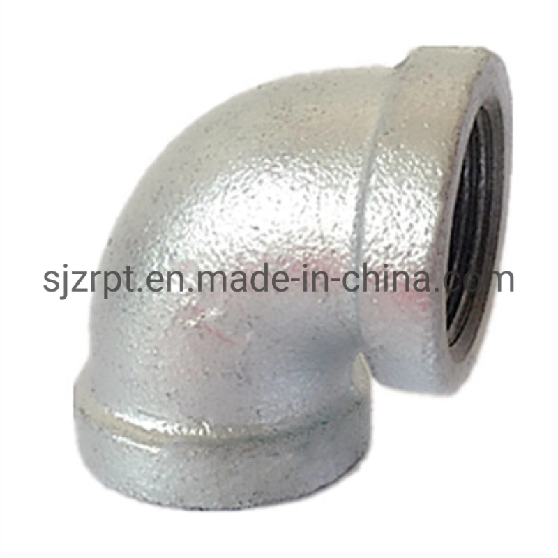 Banded Femal Equal Hot-Dipped Galvanized Elbow with BS Thread in Malleable Iron Pipe Fittings