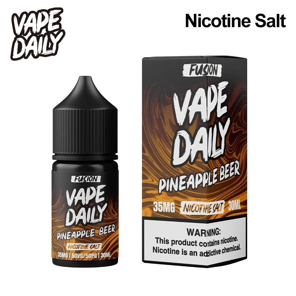 Vape Daily High Quality Good Taste Manufacturer OEM ODM Nicotine Salt 35mg 30ml E Liquid E Juice for Vape