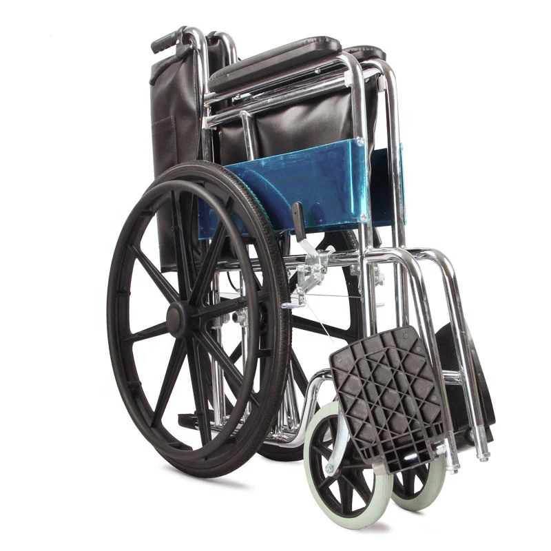 Across Both Sides ISO Approved Brother Medical Standard Packing Wheelchair Chrome