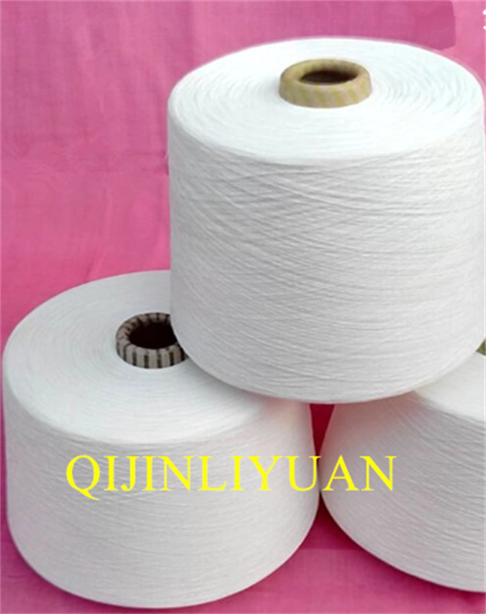 Spun Manufacture of Polyester Yarn 21s 24s