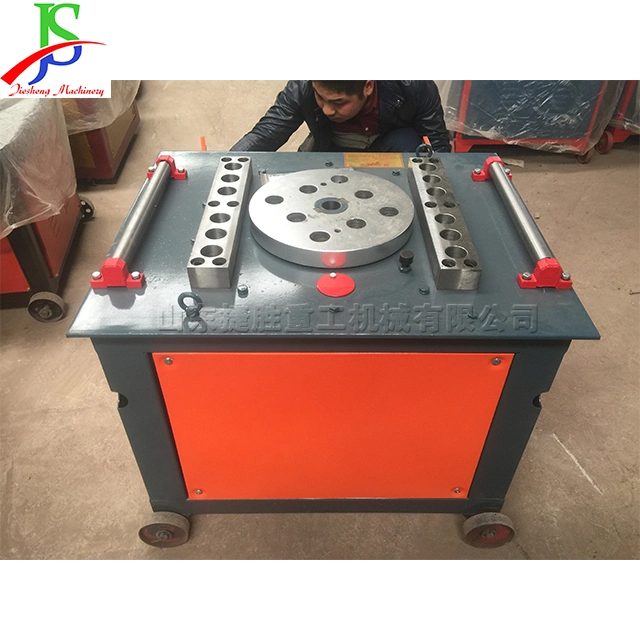 máquina de doblado Js-Gw40 Manual de la barra de acero eléctrico Bender Rebar máquina de doblado