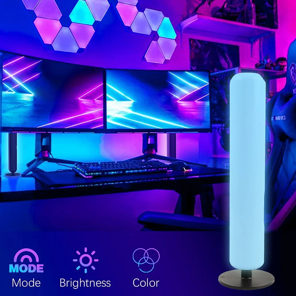 إضاءة الألعاب RGB أشرطة الإضاءة المحيطة لتشغيل ألعاب الكمبيوتر غرفة