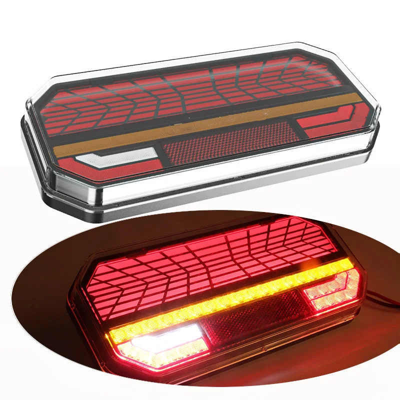 Combination Trailer Tail Light 12-24 V with Neon Effect Light Dynamic Indicator