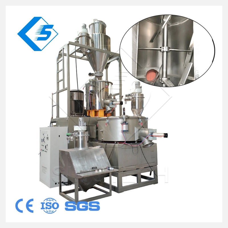 Disc PVC Compound Mixer Automatic Batching & Mixing Conveying Systems